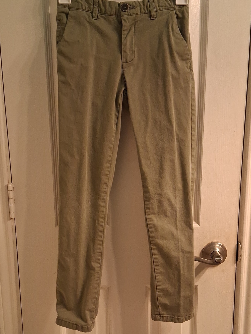 Mango Olive Green Men's Chinos